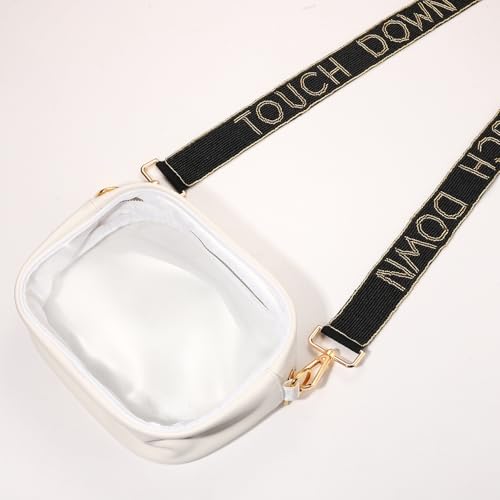 boderier Beaded Purse Strap Game Day Football Touch Down Purse Strap Replacement Crossbody Bag Strap Shoulder Strap for Bags3