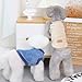 YAODHAOD Hundepullover, Hundekleidung, Plüsch, weich, dick, warm, für Winter, Hunde, Katzen, Aprikose (blau, S)
