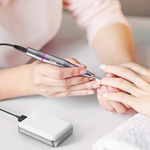 YaFex Máquina elétrica de broca de unha, kit de lixa de unha elétrica, ferramenta profissional de ma