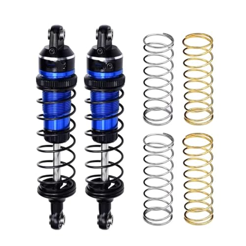 Image of RC Car Shock Absorbers For Traxxas For Mini For Maxx 107154-1 87mm Metal Alloy Front Rear Shock Absorbers 7075 3760 10765 Rc Car Monster Truck Parts(Blue)