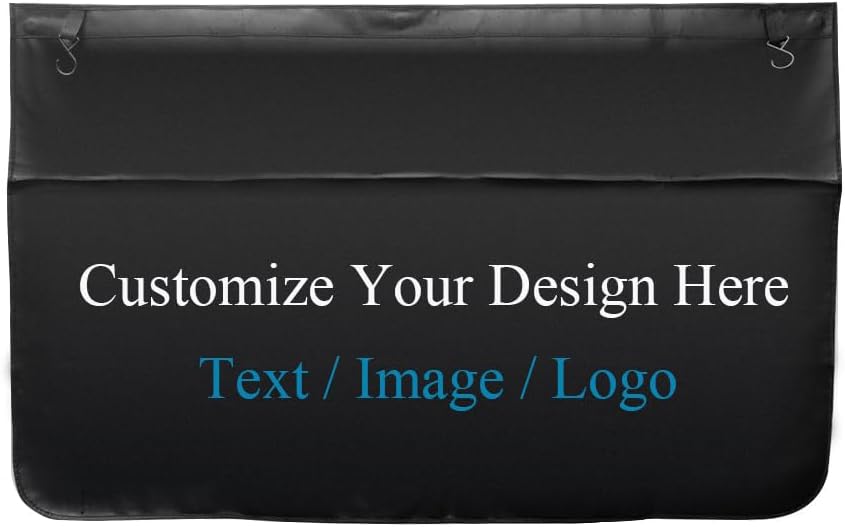 None / Brand Magnetic Fender Cover, Custom Personalized Fender Covers Magnetic Mat Pad with Hooks for Mechanics, Automotive Mechanic Work Mat for Repair PU Leather Protective Car Mat