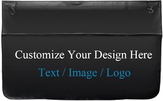 None / Brand Magnetic Fender Cover, Custom Personalized Fender Covers Magnetic Mat Pad with Hooks for Mechanics, Automotive Mechanic Work Mat for Repair PU Leather Protective Car Mat
