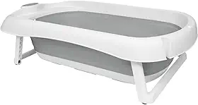 Buba Banheira Dobrável Silicone E Plástico Portátil (Cinza)