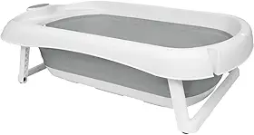 Buba Banheira Dobrável Silicone E Plástico Portátil (Cinza)