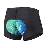 YOUCAI Calzoncillos Ciclismo para Hombre 3D Gel Acolchado MTB Pantalones Cortos Transpirable Secado Rápido Culotte Ciclismo Ropa Interior,A,XXL