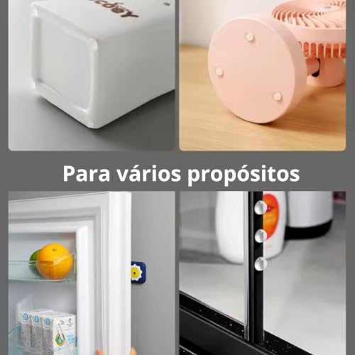 Protetor Anti-Impacto silicone circular c/60 unidades transparente Autocolante resistente - UPSHOP