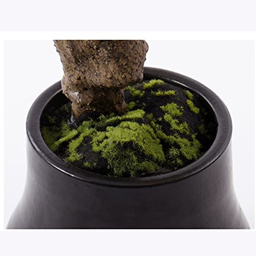 Simulation mousse arbre artificiel bonsaï pour coin lecture et étagère