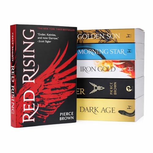 Image of Red Rising Series 6 Books Set - Red Rising, Golden Son, Morning Star, Iron Gold, Dark Age, Light Bringer