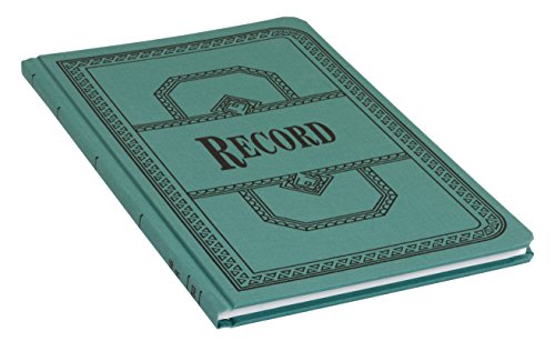Boorum & Pease 66150R Record/Account Book, Record Rule, Blue, 150 Pages, 12 1/8 X 7 5/8 #TOP3