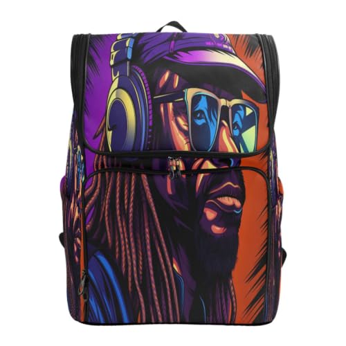 Sac à dos étudiant zèbre de musique grand volume pour filles et garçons