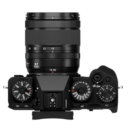 Image of Fujifilm X-T5 Mirrorless Camera, Black with XF 16-50mm f /2.8-4.8 R LM WR Lens, Bundle with 128GB Memory Card, NP-W235 Battery, 72mm Filter Kit, Cleaning Kit