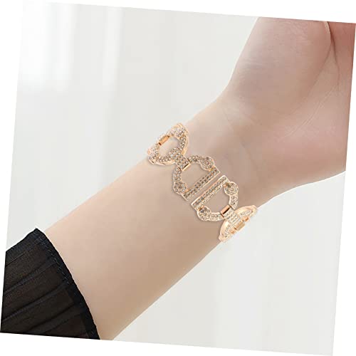 Bracelet de montre métal interchangeable strass ajustable
