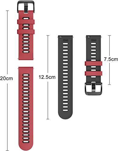 Image of Zitel Band Compatible with Huawei Watch GT 6 Pro /GT 6 46mm, GT 5 / GT 5 Pro 46mm, GT 4 46 mm, GT 3 / GT 3 Pro, GT /GT 2, GT 2 Pro /GT 2e, Watch 4 /4 Pro, 3 /3 Pro - 22mm Sports Straps