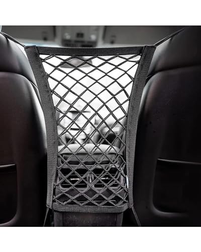 Filet de rangement pour voiture en maille élastique extensible 1 couche