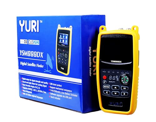 Image of Digital Satellite Finder with Inbuilt Battery SM999 Black