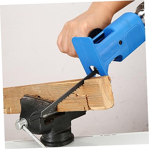 Scie-perceuse alternative SHINEOFI outil modifié coupe métal PVC bleu - 8