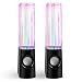 Aolyty H2OSpeakers_Black16 Colorful Led Dancing Water Fountain Light Show Sound Speaker For iPhone iPad Laptops Smartphone, Black