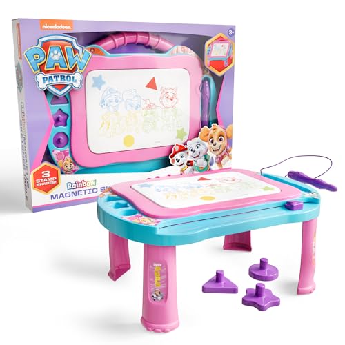 Lollipop Paw Patrol Magnetic Drawing Board - Limitless Creativity with Easy Erasing - Mess-Free Fun, Smart Storage, and Kid-Friendly Design for Creative Adventures - Pink Color
