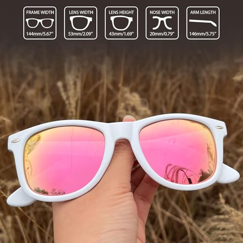 Image of Joopin Square Sunglasses Polarized UV400 Designer Sun Glasses Men Women | Oversized, Plastic Frame, Retro, Vintage, Unisex, Trendy Shades for Driving, Party, Fishing, Business, Costume