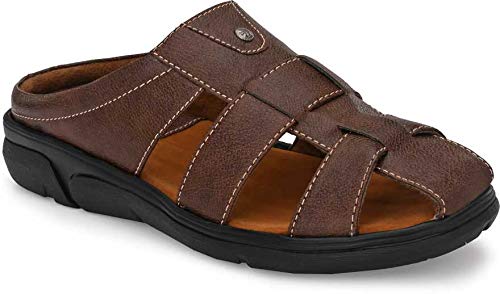 U.S Lacoshi Men Lightweight Sandal Flexible & Breathable Casual Male Footwear Comfortable Gents Fisherman Bantu 1002-BR-9 (B096L2PM69) Amazon Price History, Amazon Price Tracker