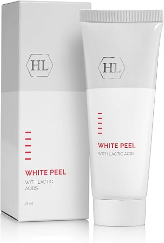 HL Holy Land Cosmetics White Peel with Lactic Acid. Lactolan Gentle Peeling Removes Dead Skin Cells for Fresh, Youthful Look. Adds Moisture to Dried, Damaged Skin