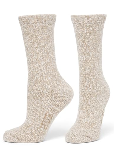 Image of HUE womens Crew Length Boot Socks, 2 Pair Pack