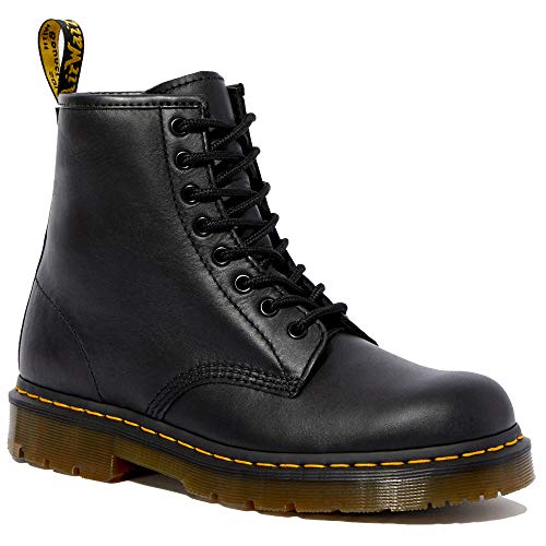Dr. Martens, Unisex 1460 Slip Resistant Service Boots, Black, 8 US Men/9 US