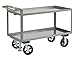 Little Giant GL-3060-8MRFL Merchandise Collector Cart, 30" x 60", Gray