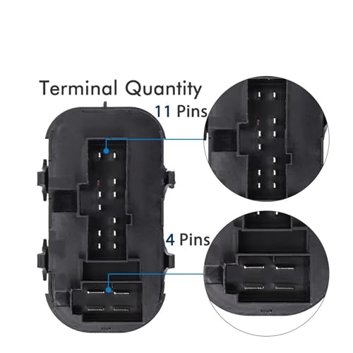 Bouton commande lève-vitre électrique Ford Focus 2000-2007 interrupteur 901330 - 4