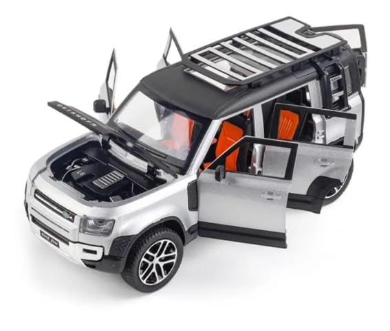 Image of Kammateswara Kids die cast car 1:32 Scale Model Metal Pullback Toy car with Openable Doors & Light Music(Random Color as per Stock) (Defender)