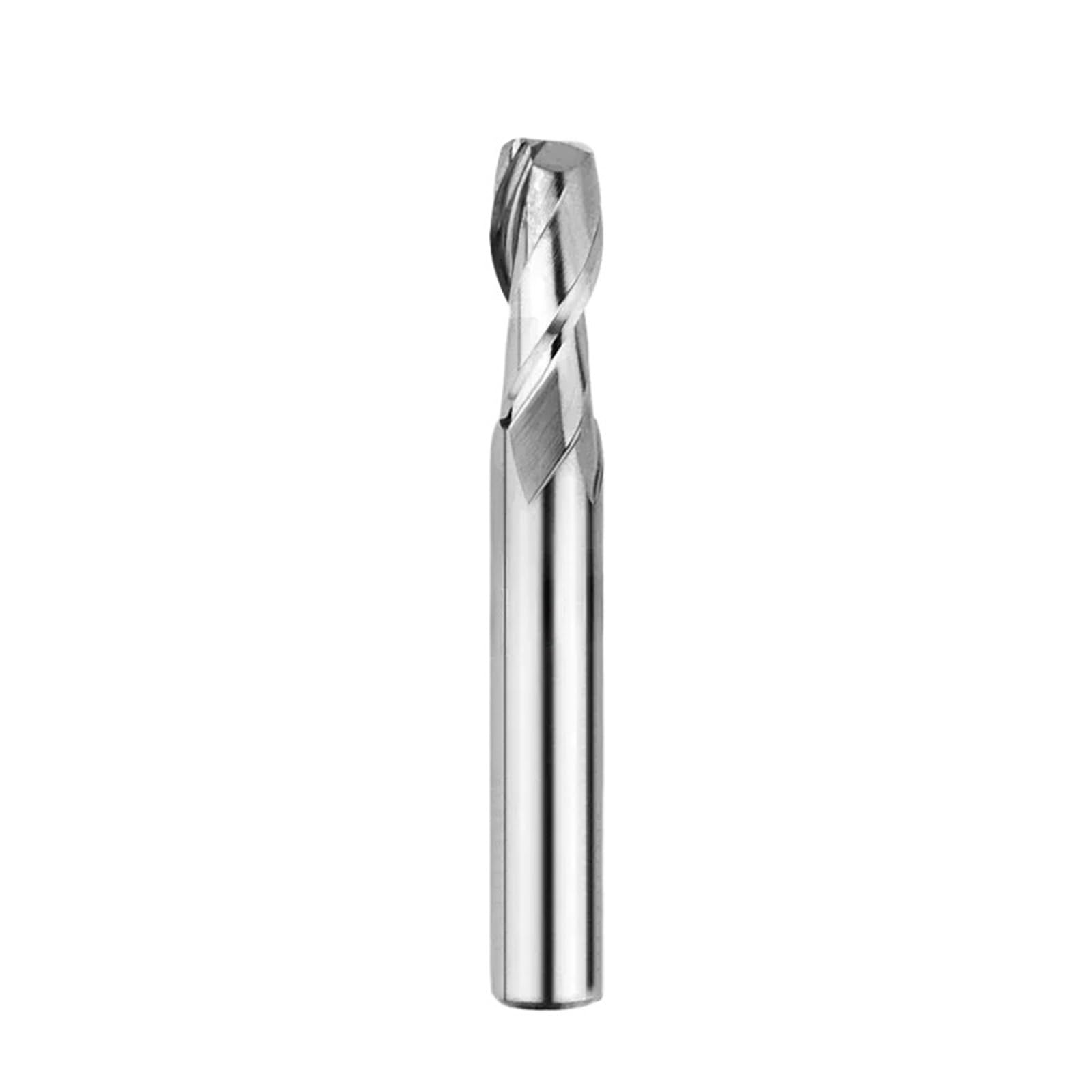 1 szt. HRC50 2-ostrzowy frez aluminiowy CNC rzeźba gruba stal wolframowa twardy stop do obróbki drewna wpust(12x45x12Dx100L)