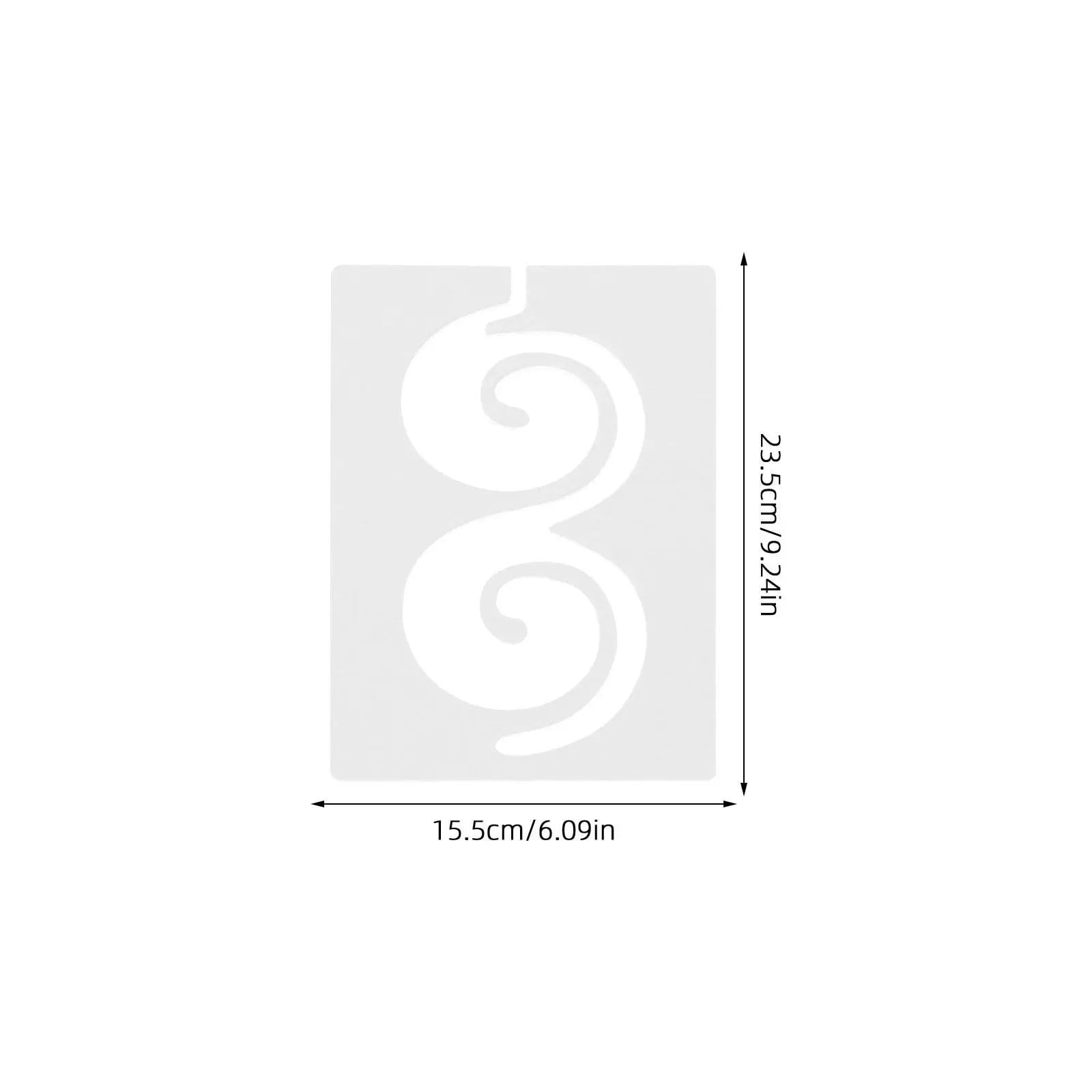 3 Plantillas for Acolchar En Forma De Remolino. | Reglas for colchas transparentes, guía de costura de retales, Compatible con industria