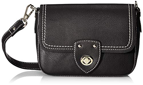 Tom Tailor Acc - Jolanda, Bolsos bandolera Mujer, Negro (Schwarz), 22x15x6.5 cm (W x H L)