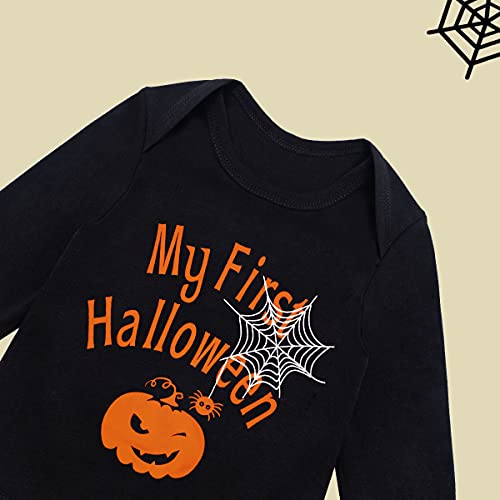 Kewlent Baby Boys Pumpkin Outfit My First Halloween Pants Set With Hat thumb #2