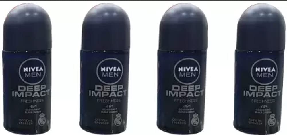 NIVEA DEEP IMPACT FRESHNESS (PACK OF 4) Deodorant Roll-on - For Men (200 ml, Pack of 4)-picture-15