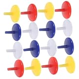 Toddmomy 50pièces Lot de Marqueurs Balle Golf Plastique Ronds Colorés Accessoire Parcour...