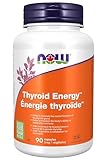 NOW Supplements, Thyroid Energy, Iodine and Tyrosine plus Selenium, Zinc and Copper, 90 Veg Capsules