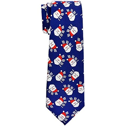 Corbata de Navidad para niño Retreez microfibra Patrón Papá Noel Santa Claus Cover