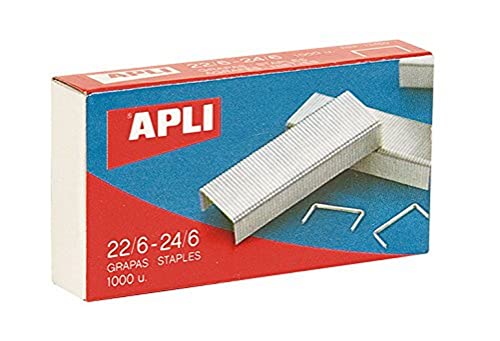 APLI 13469 - Packung mit 1000 Heftklammern 22/6-24/6