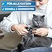 BluePet Mini Krallenschere für Katzen, Hunde, Kaninchen & Welpen I Einfach & Sicher bei engsitzenden Katzenkrallen I Kleiner Krallenschneider & Nagelschere I Nagelschneider + Krallenpflege Tier