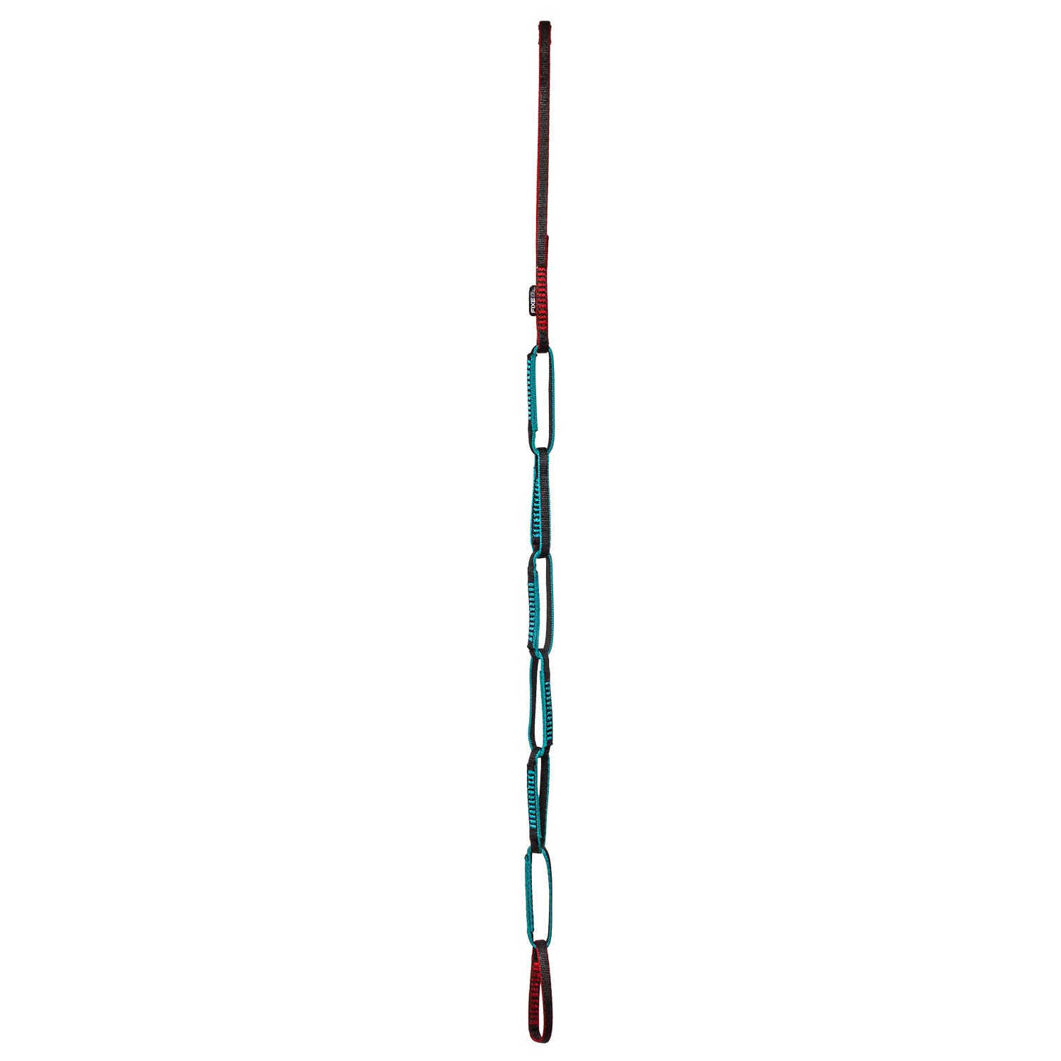 FIXE - Cabo de Anclaje Multichain Cinchless 90 cm en HMPE, Cinta Ajustable para Escalada y Alpinismo, Sistema sin Estrangular el Arnés, Resistencia 22 kN, Certificación EN566 y UIAA 104