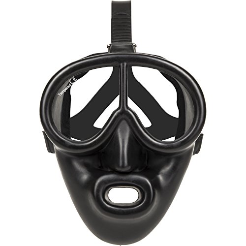IST M37 PEGASUS Full Face Mask for Commercial Scuba Diving, Low Volume Gear with Octo Attachment (Rubber)