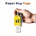 Price Tags with Strings Attached, 1000pcs Marking White Merchandise Hang Tags Labels for Goods Gifts Jewelry Clothing Garage Yard Rummage Sale Supplies 1 3/8