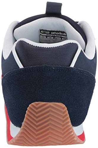 Image of Globe mens Pulse Evo Skate Shoe, Navy /White /Red, 9.5 US