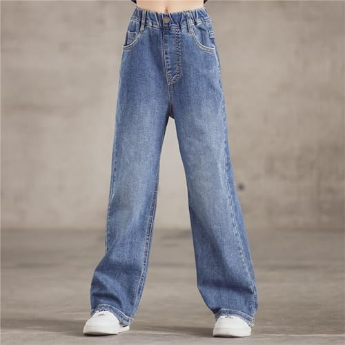Teen Girls Y2k Jeans Cool Ripped High Waist Baggy Aesthetics Pants Fashion Personality Jeans Girls 10-123