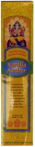 Vanilla Amber 20 Stick Box - Rare Essence Incense