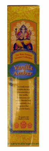 Vanilla Amber 20 Stick Box - Rare Essence Incense #TOP3