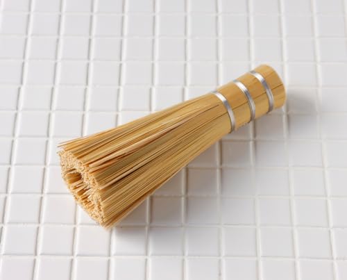 Image of KAGOYA Sasara Bamboo Brush for Frying Pans and Woks [7.1inch] Kitchen Scrub Brush