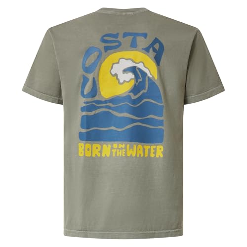 T-Shirt Homme Costa Del Mar Blue Mind Water en coton confortable