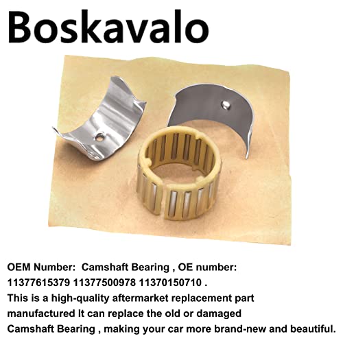 Boskavalo Engine Camshaft Needle Bearing For Bmw 1Er 3Er 5Er 6Er 7Er X1 X5 X6 Z4 X3 E83 F25 2008-2016 X4 F26 2014-2018 11377615379 11377500978 11370150710 (6Pcs) #TOP1